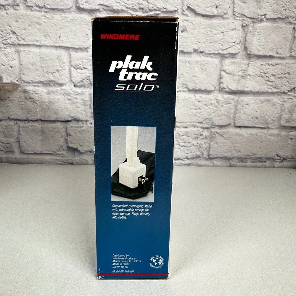 Windmere Plak Trac Solo Plaque Remover Cordless Rechargeable PT-110/491 White